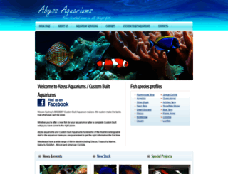 abyssaquariums.com screenshot