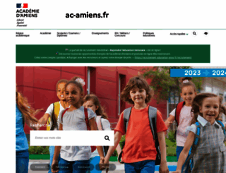 ac-amiens.fr screenshot