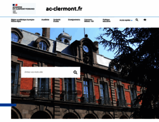 ac-clermont.fr screenshot