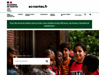 ac-nantes.fr screenshot