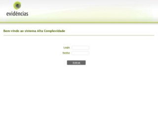 ac.evidencias.com.br screenshot