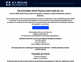 aca-mueller-gmbh.de screenshot