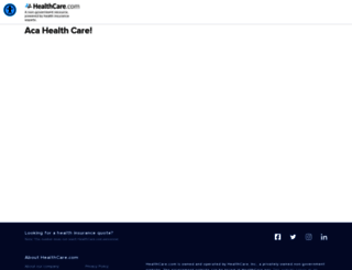 aca.healthcare.com screenshot