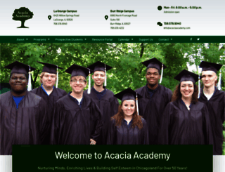 acaciaacademy.com screenshot