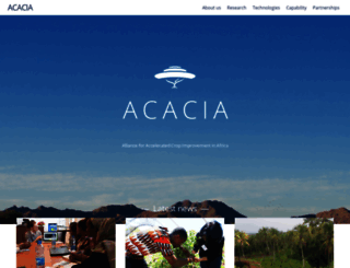 acaciaafrica.org screenshot
