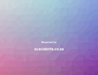 acaciabrits.co.za screenshot