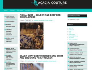 acaciacouture.com screenshot