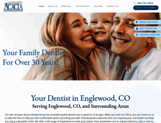 acaciadentalgroup.com screenshot