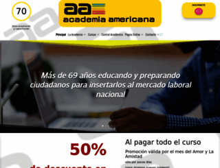 academiaamericana.com screenshot
