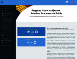 academiadepolitie.com screenshot