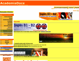 academiadoce.com screenshot