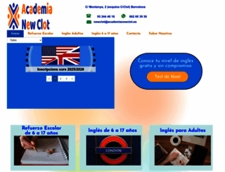 academianewclot.com screenshot