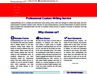 academiawritings.com screenshot
