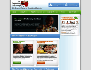 academicadvantage.com screenshot