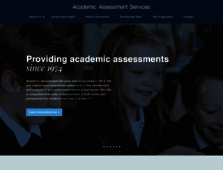 academicassessment.com.au screenshot