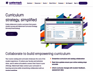 academiccatalog.com screenshot