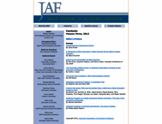 academicfreedomjournal.org screenshot