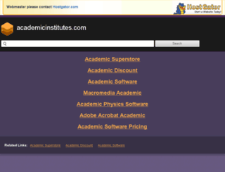 academicinstitutes.com screenshot