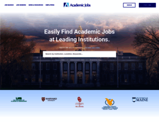 academicjobs.net screenshot