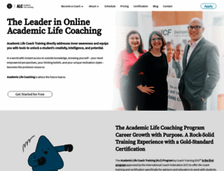 academiclifecoaching.com screenshot