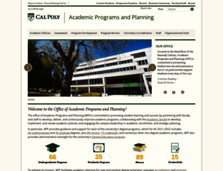 academicprograms.calpoly.edu screenshot