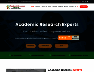 academicresearchexperts.net screenshot