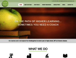 academicsuccesscoaches.com screenshot