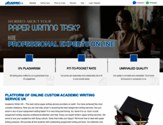 academicwriter.co.uk screenshot