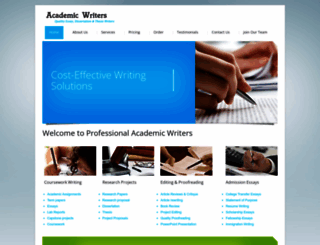 academicwriters.in screenshot