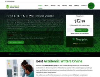 academicwritersbureau.com screenshot