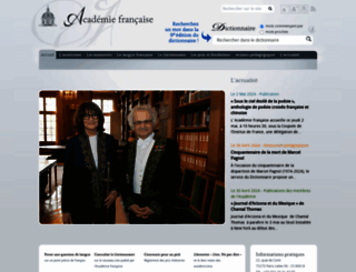 academie-francaise.fr screenshot