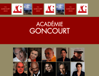 academie-goncourt.fr screenshot