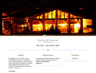 academiemusicale-valdisere.com screenshot