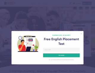 academy-cambridge.org screenshot