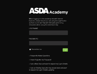 academy.asda.com screenshot