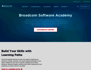 academy.broadcom.com screenshot