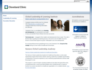 academy.clevelandclinic.org screenshot