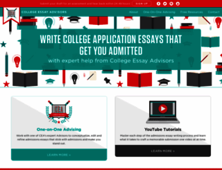 academy.collegeessayadvisors.com screenshot