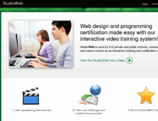 academy.studioweb.com screenshot