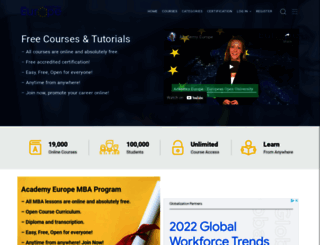 academyeurope.org screenshot