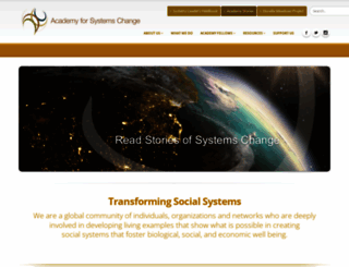 academyforchange.org screenshot
