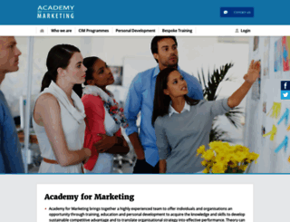 academyformarketing.com screenshot