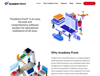 academyfront.com screenshot
