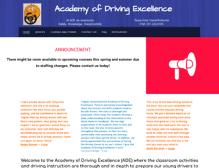 academyofdrivingexcellence.com screenshot