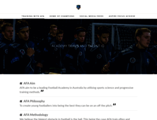 academyoffootballaustralia.com screenshot