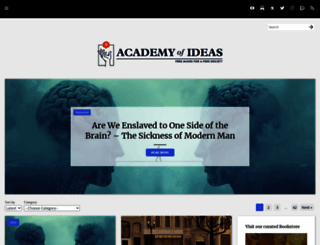 academyofideas.com screenshot