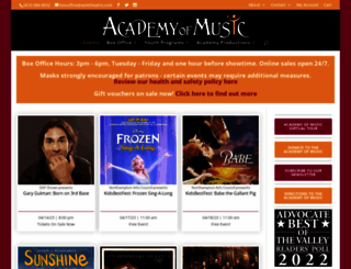 academyofmusictheatre.com screenshot