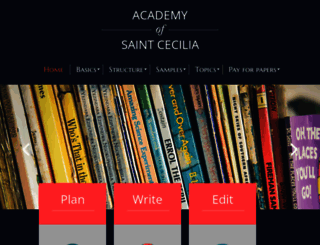 academyofsaintcecilia.com screenshot
