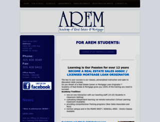 academyrem.com screenshot