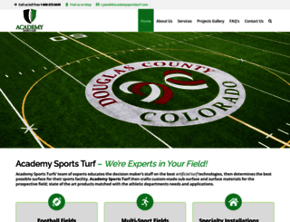 academysportsturf.com screenshot